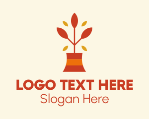 Autumn Pot Plant  logo