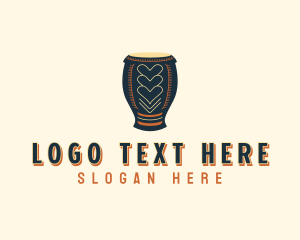 African Native Drum logo