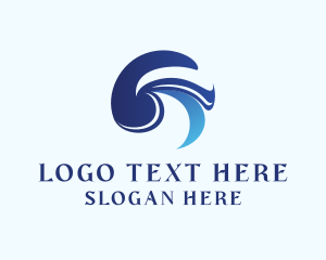 Aquatic Wave Ocean logo