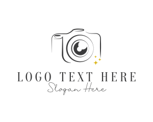 Line Art DSLR Photography  logo