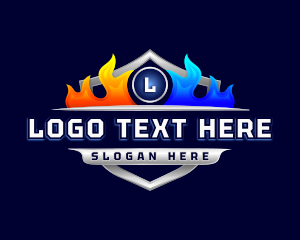 Heat Cool HVAC logo