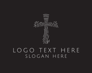 Religious Cross Thumbmark logo