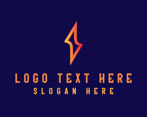 Lightning Bolt Electricity logo