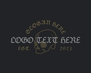 Gothic Skull Business logo