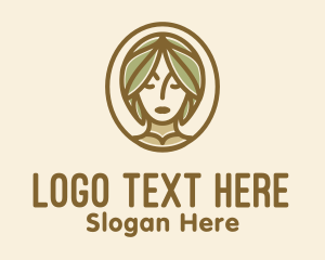 Green Woman Vanity Mirror logo