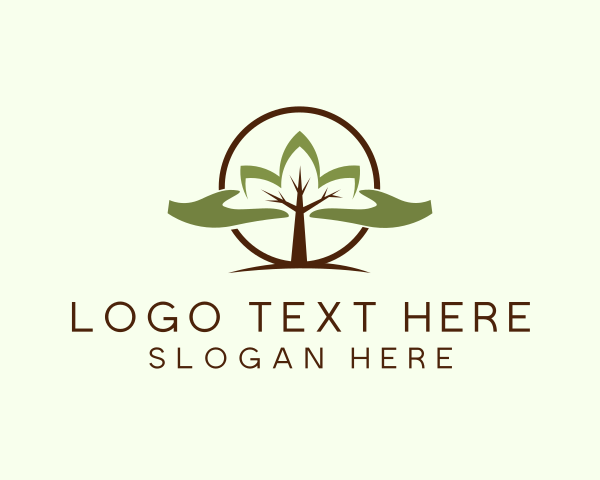 Plant logo example 3