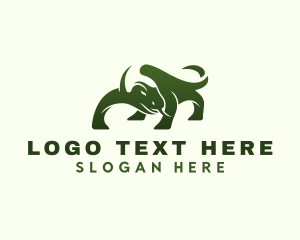 Komodo Dragon Lizard logo