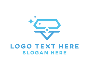 Diamond Jewel Sparkle logo