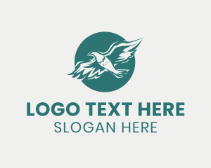 Soaring Flying Eagle logo