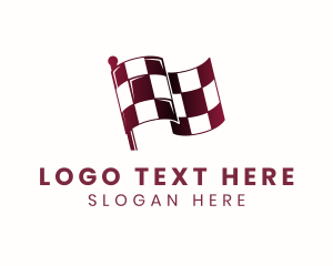 Automotive Racing Flag logo