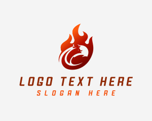 Chicken Flame Barbecue logo