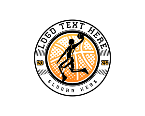 Varsity Basketball Player logo