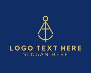 Elegant Geometry Compass  logo