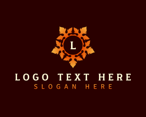 Nature Leaf Autumn logo