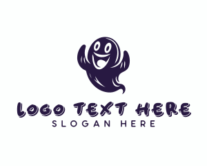 Spooky Horror Ghost logo