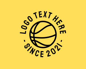 Basketball Hoops Ball logo
