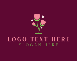 Romantic Heart Bloom  logo