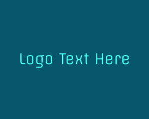 Futuristic Computer Tech logo