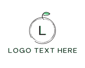 Round Fruit Orange  logo