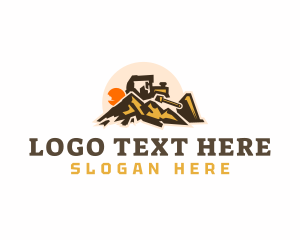 Bulldozer Mountain Construction logo