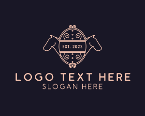 Luxury Horse Equestrian logo