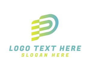 D Stripe Flag logo