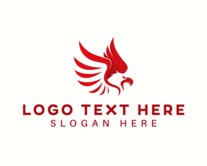 Eagle Bird Wings logo