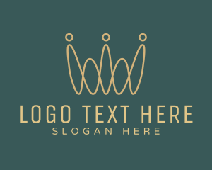Abstract Gold Crown  logo