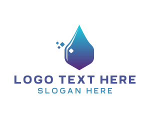 Gradient Liquid Droplet logo