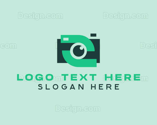 Green Video Camera Logo