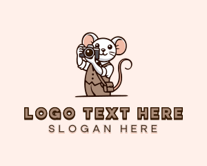 Photographer Mouse Camera logo
