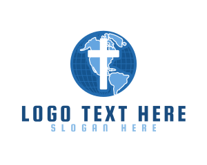Blue Globe Cross  logo