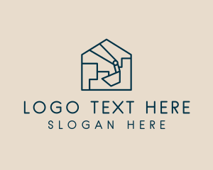 Construction House Excavation logo