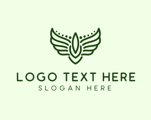 Winged Military Badge  logo