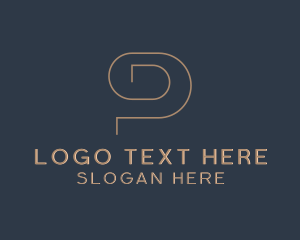 Swirl Paper Clip Letter G logo