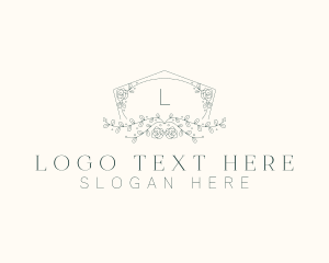 Floral Wedding Frame  logo