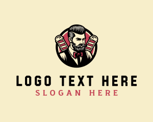 Retro Stylish Gentleman logo