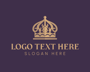 Elegant Noble Crown logo