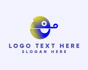 Gradient Chameleon Reptile logo