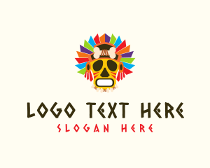 Colorful Festival Mask logo