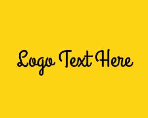 Simple Handwritten Script logo