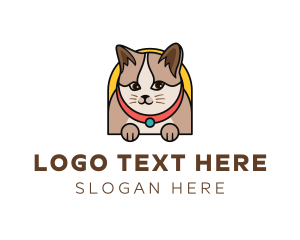 Cute Pet Cat logo