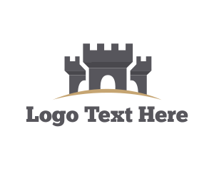 Gray Medieval Castles logo