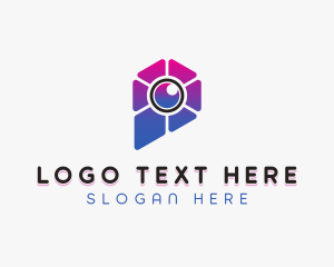 Modern Camera Lens logo