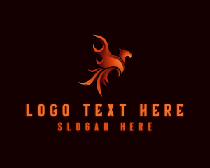 Mythical Blazing Phoenix logo