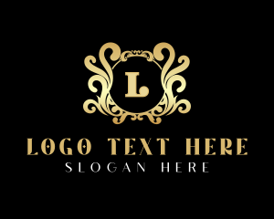 Elegant Ornament Crest logo