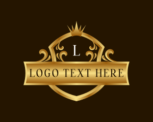 Royalty Crest Shield logo