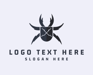 Beetle Insect Crest  logo