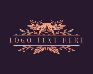 Floral Bouquet Decorative logo