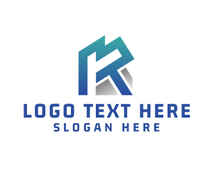 Gradient Bold K Outline  logo